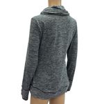 Balance Collection Cowl Neck Long Sleeve Thumb Hole Kangaroo Pocket Shirt Small Photo 4