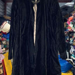 Vtg Cape Coat Patra Petite Small Gothic Flowy Wizard Witchy Bar Coat Cover Black Photo 0