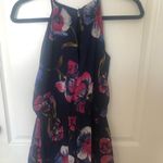 Japna  Navy Floral Romper Photo 1