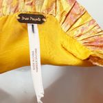 Free People  Jael Printed Mini Dress Size Medium Cut Out sides Yellow Floral Photo 3