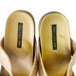Melissa x Baja East Cosmic Python Embossed Slide Sandals PVC Gold Brown Size 9 Photo 7