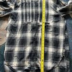 Denim & Supply Ralph Lauren Plaid Flannel Shirt Black White Grunge Festival L Size L Photo 10