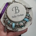 Bella Perlina Silver Tone Charm Bracelet Charms Boxed Vacation Cruise Tropical Photo 4