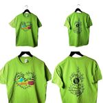 Urban Outfitters God Squad Lakeside Ohio T Shirt Green Large L More Fun Than A Kid Statement Logo Photo 1