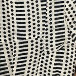 Tory Burch Corossol Black White Cotton V-Neck Mini Dress Coverup Sz 0 Photo 11