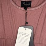 Fauxgerty Mauve Nonna Ribbed Midi Tank Dress Size M Photo 8