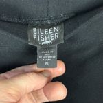 Eileen Fisher  Washable Stretch Crepe High-Waisted Pant Black LP Relaxed Comfy Photo 3