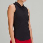 Lululemon  Black Quick-Drying Sleeveless Polo Tank Top Shirt Photo 0