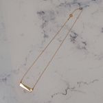 BaubleBar  N Nameplate Necklace Photo 3