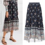 Ulla Johnson Marina Silk Floral Georgette Skirt Size 6 Photo 1