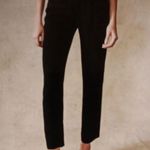 Sézane  Austin Trousers Black Womens Office Work Career Pants Size 10/42 Photo 1