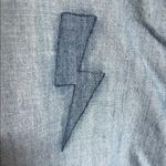 Rails  Ingrid Medium Vintage Button Down Shirt with Lightning Bolt Accents Photo 3