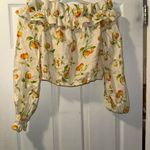 Cami NYC  Cream Ruffled Relaxed Blouse Photo 1