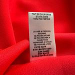 Trina Turk  neon coral pink sleeveless top size S Photo 7