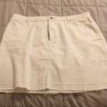 JustFab White Skirt Photo 0