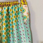 ZARA New High Rise Patchwork Print Cropped Straight Legs Pants Size M 3218/229 Photo 14