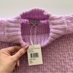 FRNCH Paris Nordstrom Lavender Norhen Fuzzy Knit Sweater Small/Medium Photo 6