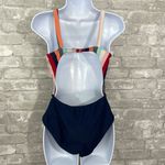 Hollister  Striped Cutout One Piece Swim Suit Photo 2