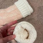 Jane & Bleecker  winter thick anti-slip knitted leg warmer/slipper socks. Photo 3