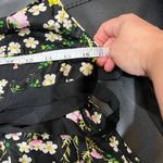 Cynthia Rowley Capri Dress -Black floral size 6 like new Photo 5