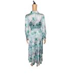 Current Air  Los Angeles Marbled Motif Button Down Shirt Midi Dress size Small Photo 4