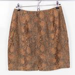 Briggs New York Vintage 90s Snakeskin Print Mini Skirt Photo 1