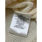 Kori  Ivory and Yellow Happiness Smiley Sweater, size large Photo 7