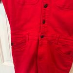 Judy Blue  Red Denim‎ Romper Size Large Photo 3