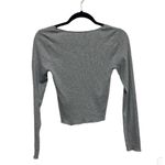brandy melville john galt light gray mckenna long sleeve top one size fits S/M Photo 1