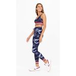 THE UPSIDE marine midi pant in indigo camo size‎ 8 Blue Photo 2