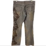 Vintage Y2K western beaded patch jeans Brown Size 34 Photo 3