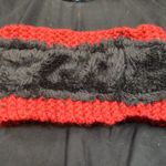 Red Knitted Head Band Ear Warmer Photo 3