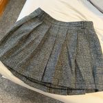 Grey mini skirt Gray Size M Photo 0