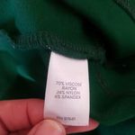 J.Jill  Ponte Womens Dress Size Small Green Knit Ruffle Office Work Wear Career Photo 7