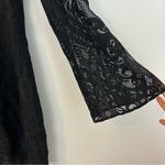 Lovers + Friends Holy Bell Sleeve Black Lace Mini Dress Size Small Photo 7