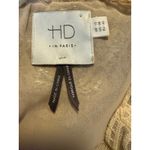 HD in Paris Anthropologie Lace Top Short Sleeve metallic tan 8 boho cottage Y2K Photo 6