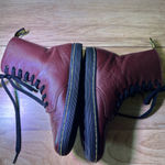 Dr. Martens  Cherry Red Ankle Booties Photo 4