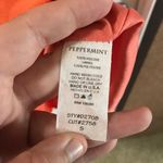 Peppermint  Orange V Neck Cold Shoulder Dress S Photo 7