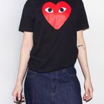Comme des Garçons play comme des garcons black heart graphic tee Photo 1