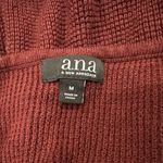 a.n.a  Red Woven Double Layered Sweater Medium M Photo 1