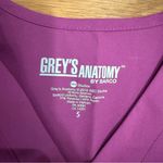 Grey's Anatomy NWT Grey’s‎ Anatomy scrub top Small Wine Photo 3
