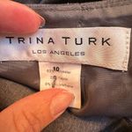 Trina Turk Classic Smoke Gray Pencil Skirt Lace Lining Nordstroms Size 10 M NWT Photo 6