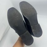 Nine West  Leather Loafers with Silver Buckle Size 6.5 Black Shoes Photo 4