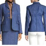 Tory Burch  Raw Denim Blazer Photo 2