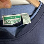 Vintage Shenanigans Blue Crewneck Angels Sweatshirt Sz M Embroidered Grannycore Photo 2