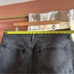 Madewell Relaxed Mid-Length Denim Shorts Bradbrook Wash Black NWT Size 33 Photo 7