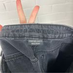 American Eagle  Black Distressed Denim Mom Jeans Size 10 Photo 1