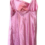 ZARA Floral Satin Effect Mini Dress Pink XS Photo 0