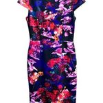 Betsey Johnson EUC Floral Stretch Dress Size 6 Photo 0