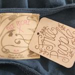 Free People Blue Short Sleeve Top with Cutout Lace Back NWT Size Medium Photo 8